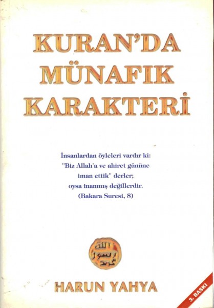 KURANDA MÜNAFIK KARAKTERI-BEYAZ