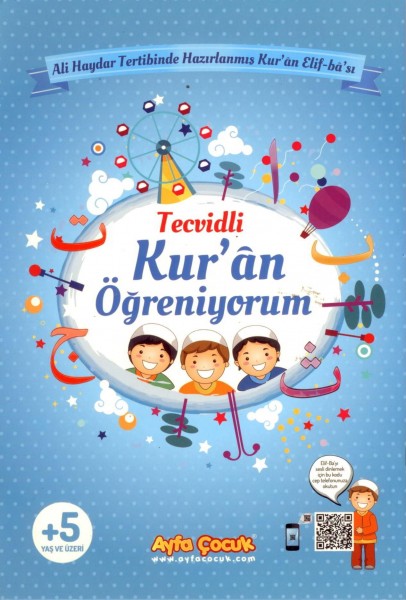 Kur'an Ögreniyorum (Ayfa-161M, Orta Boy, Mavi, Tecvidli)