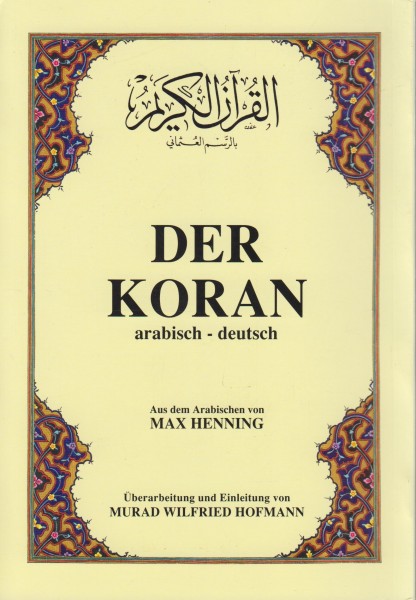 Der Koran (Arapca, Almanca) (Büyük Boy)