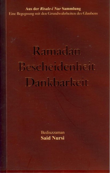 Ramadan Bescheidenheit Dankbarkeit